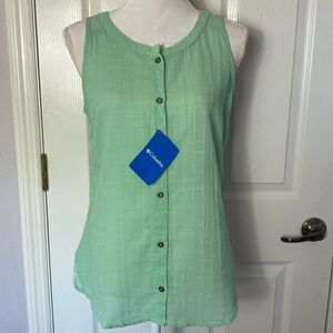 Columbia Women's Summer Ease Sleeveless Shirt - Green
